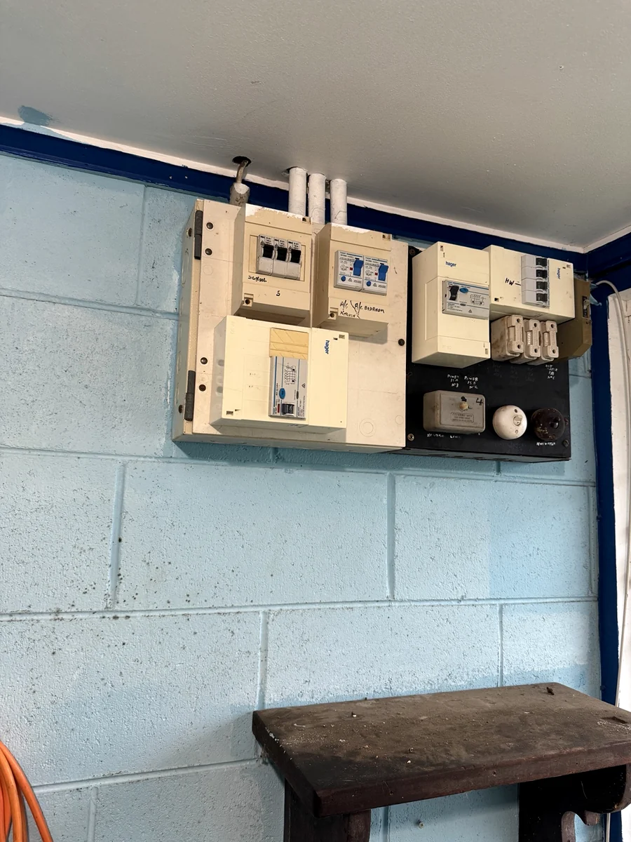Older switchboard before upgrade